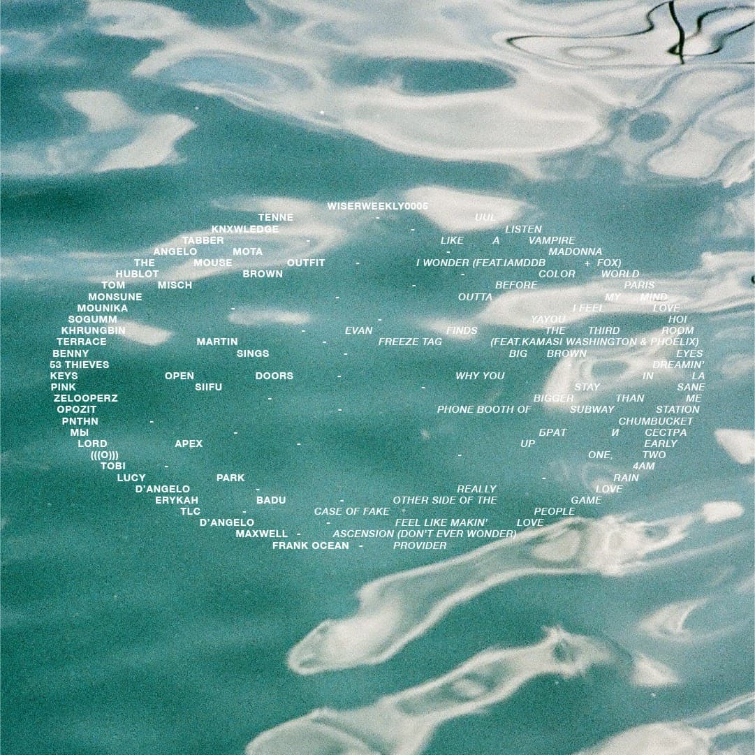 Wiserstudio playlist track list poster