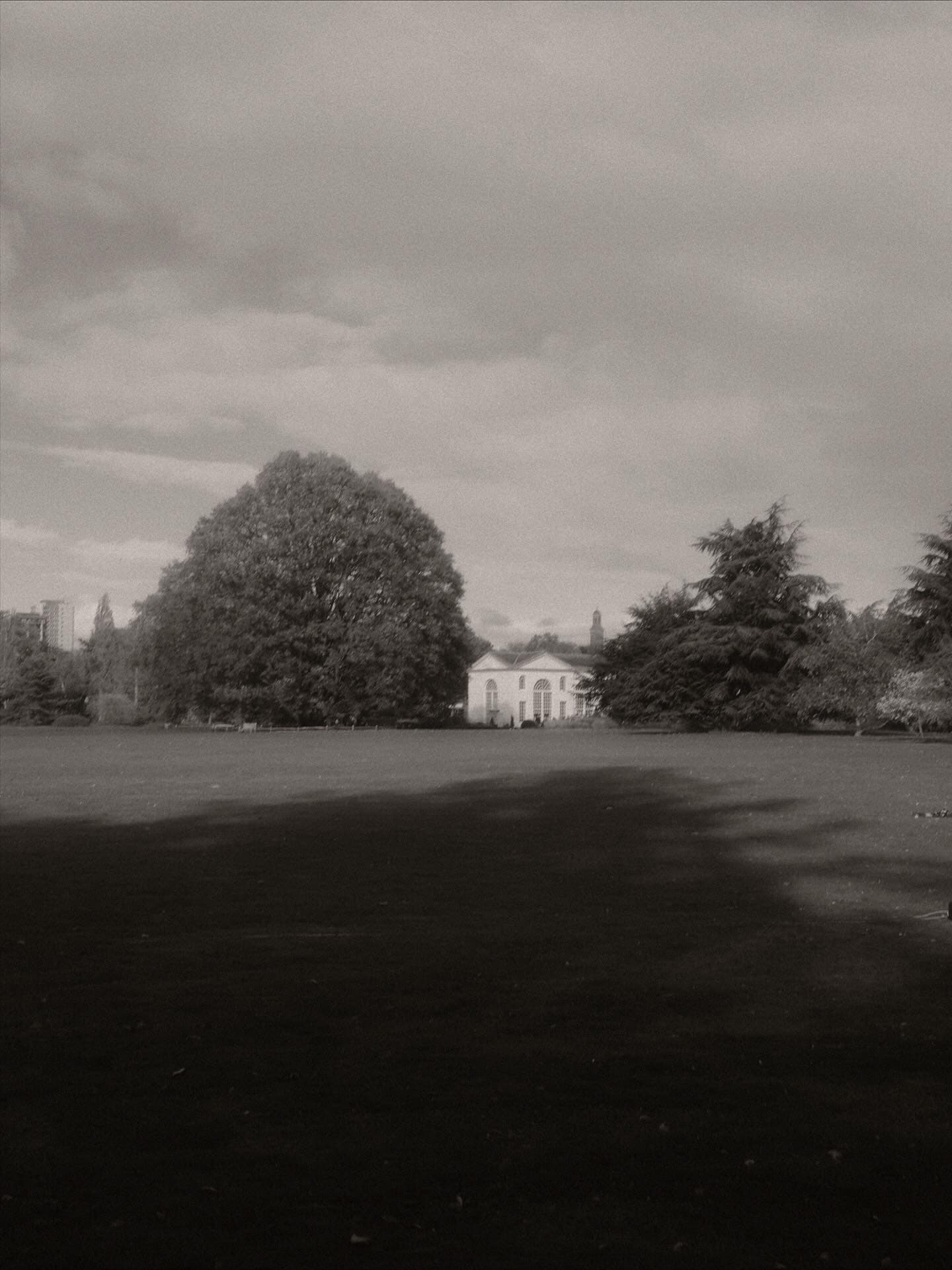 Kew Gardens in black and white
